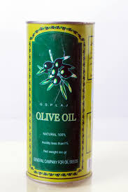 Olive oil Tin