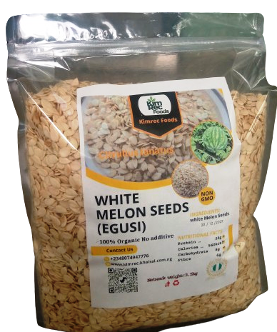 White Melon Seeds (EGUSI) 3.5kg – Kimrec Foods